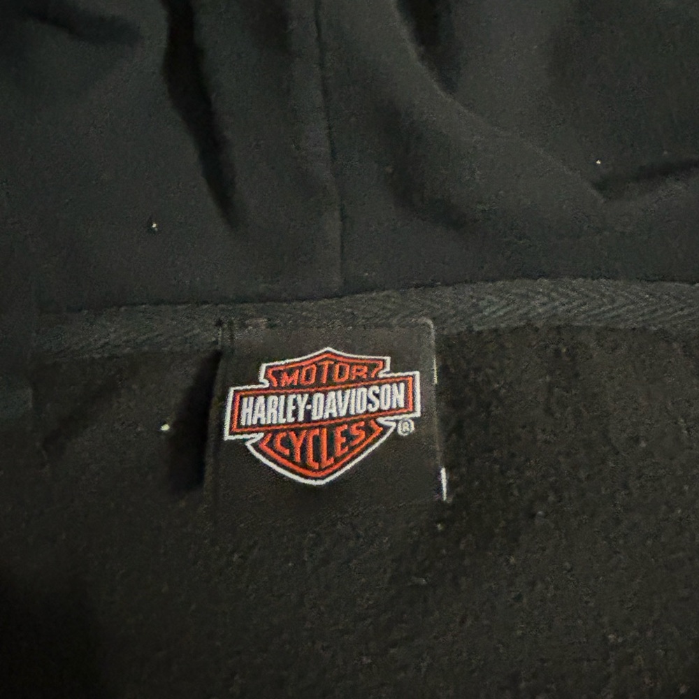 KID ROCK x Harley Davidson Motorcycle Sweatshirt Full Zip Hoodie Womens Size L - Picture 5 of 9
